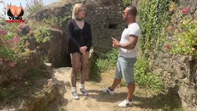 A Stranger Fucks Me Outside a Castle and I Love It!