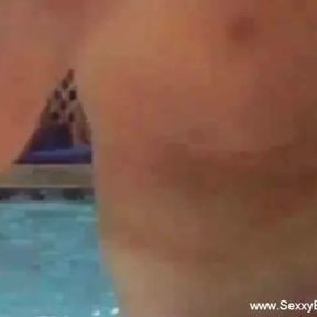 Sexy Amateurs Having Fun In Their Pool Fun Experience