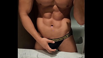 ̀5 Straight handsome muscle with boy man cum cock fuck bareback