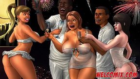 The Slumdogs'_ new year! Happy new year!