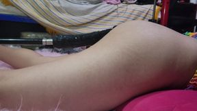 Does It Excite You to See This Huge Dildo Enter Me?