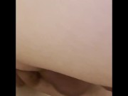 Dildo in the shower stuck to the wall