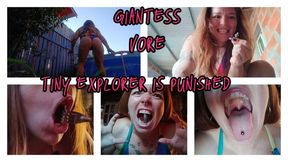 GIANTESS VORE - TINY EXPLORER IS PUNISHED