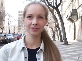 GERMAN SCOUT CUTE TEEN KINUSKI TALK TO REAL LEG SHAKING CLIMAX CASTING