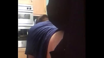 Married Chubb fucked in kitchen