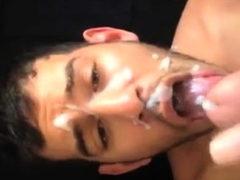 Arab Boy take the full load of daddys cum..