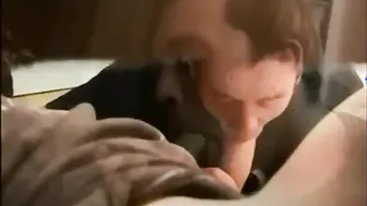 Amateur Twink Gives Sloppy Blowjob to Big Iranian Cock