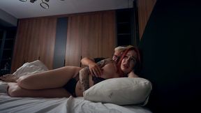 step mom shares bed with step son in hotel—naughty night unfolds!