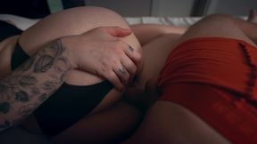 step mom shares bed with step son in hotel—naughty night unfolds!
