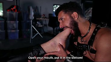 DOMINADOR ADESTRANDO SEUS DOIS SUBMISSOS - PARTE II