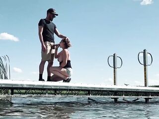 Sex on Lake for ANYONE to Watch!