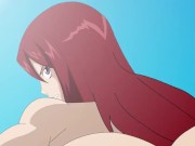 Dragon Ball - Android 18 and Erza Assfucking Calling - Fairy Tail Hentai Sex Hentai P76