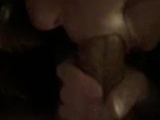 Cheating wife bowing her dealer