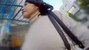 MILF Stepmom Rides Stranger's Big Dick Outside - Steamy Outdoor Encounter