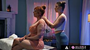 ALL GIRL MASSAGE - Naughty Octavia Red Offers The Best Happy Ending Massage