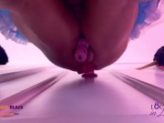 Angel Black beta,sissy's need to keep  holes stretched out for real men.