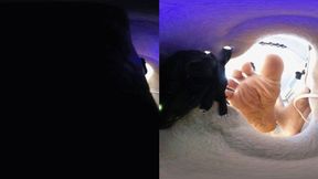 3DVR180 ERER wrinkled feet training shoes for short people