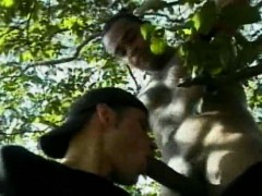 Horny exotic twink Andre giving blowjob to Lima in the