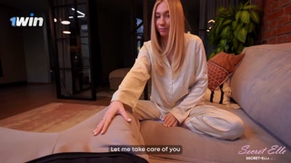 Stressed Stepson? No Problem – Stepmom Drains His Balls Twice!"