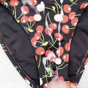 Cum on Lylas cute cherry swimsuit