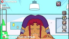 Starfire Full Scenes Creampie Compilation - Hole House Game [Rule 34 &mdash;  Hentai &mdash;  Cartoon]