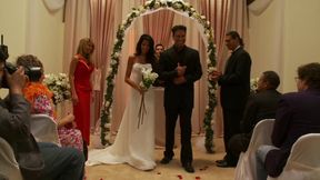 Cute blonde bends over to take it from the back and then cum on her face