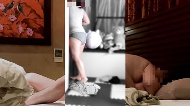 Amateur POV, Married woman] Chubby wife's changing 01 with her big ass.