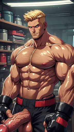 Ken Street Fighter Huge Cock (ai)