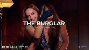 THE BURGLAR HAND SMOTHERING (4k) milf taken from behind with a latex glove