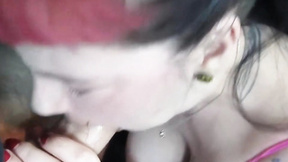 Inked STEPMOM Gets A Creamy Gush In Her Mouth