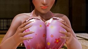 Plump Mei Bounces Big Tits & Fingers Pussy in Honey Select Milf Action