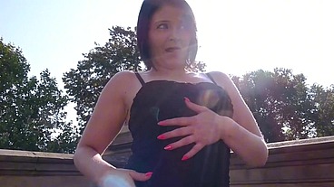Hot & Super Risky Blowjob in the Middle of Berlin, Germany