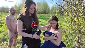 I fucked my Slavic babe in public and our friend recorded every inch we show