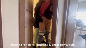 Hot MILF neighbor screams like a bitch while I pound her tight pussy in the laundry room