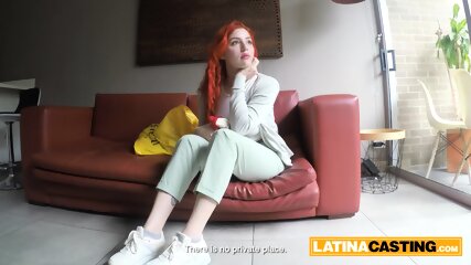 Latina babe Mila Garcia gets piped down in her first XXX adventure