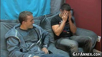 Married man get a blow job from his hansome gay friend