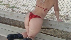 Second Video of Bikinis and My Favorite Thongs in Outdoor