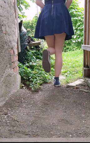 This time, I quickly filled my pretty ass with water