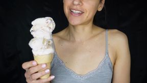 Enjoying an Ice Cream Cone Part 2