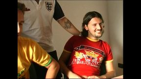 Hardest Threesome Fuck for a Sluty Blonde Hairiest Wet Pussy