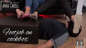 Cockbox and spanking with havaianas flip-flops (1080 p)