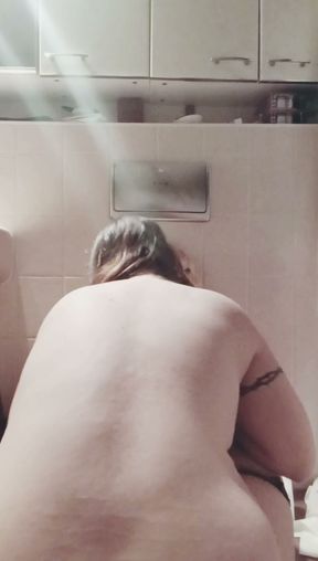 Piss compilation and toilet licking fantasy with really good German music
