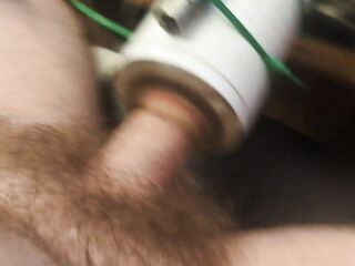 Day two of bizarre milking training with my bang machine.