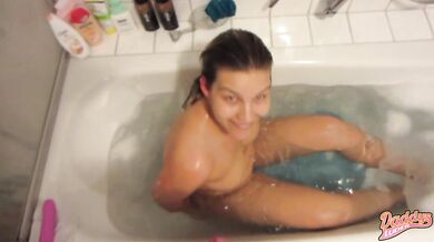 German slut deep throats daddy's thick load facial cumshot caught on tape