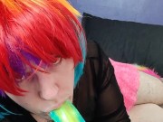 fem cunt boi fucked to orgasm by slippery monster (Preview)
