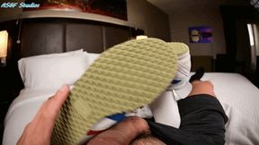 FJ Goddess CUM CHALLENGE! Sneaker, sockjob, FOOTJOB extravaganza! Xtreme FEET AND TOE TEASE! - MOV