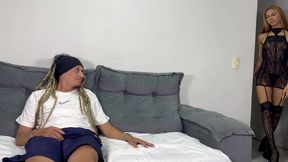 contratei uma garota de programa e era minha esposa, ela tomou muito pauzao no cu