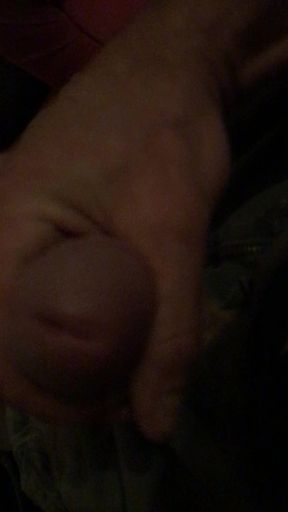 The most boring, extremely chill nut busted but lookin down the barrel.