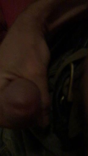 The most boring, extremely chill nut busted but lookin down the barrel.