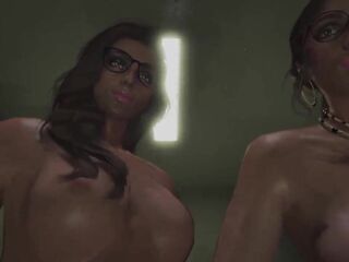 Locked up with 2 nasty hotties (Gta5)
